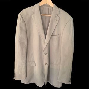ERMENEGILDO ZEGNA 💯 Authentic 🤩
LIGHT BROWN 100% LINEN CITY TAILORING JACKET